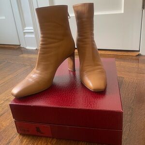 Tamara Mellon Legacy Ankle Bootie in Nappa (Size 38.5)